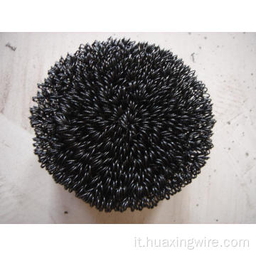 filo cravatta anello aneale nero